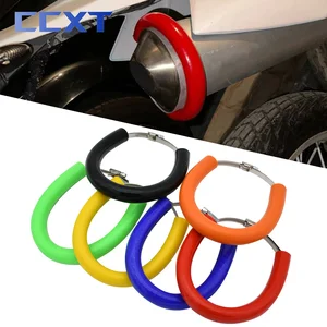 Motorradabgase -Beschützerschutzschutz Wärmeschild für Honda CRF 250 Fahrrad Dreck mehr als 250 ccm Universal Stücke 11 Hauptverkäufe CRM 250 AR - №4