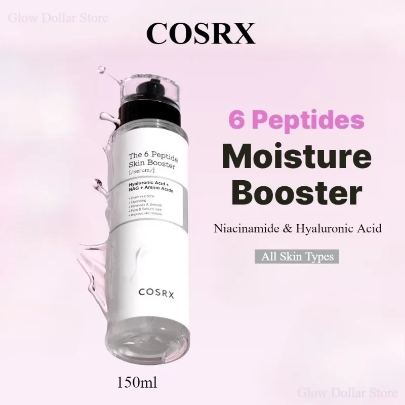 COSRX 6X suero de tóner potenciador de péptido, niacinamida y ácido hialurónico, renovación de la piel, esencia para el rostro, producto coreano para el cuidado de la piel