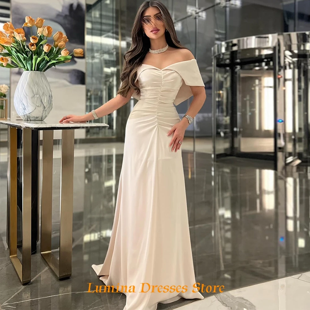 Hochwertiges Chiffon-Abendkleid mit U-Boot-Ausschnitt, klassisches Meerjungfrau-Cocktailkleid, modernes Sweep-Zug-Kleid für besondere Anlässe