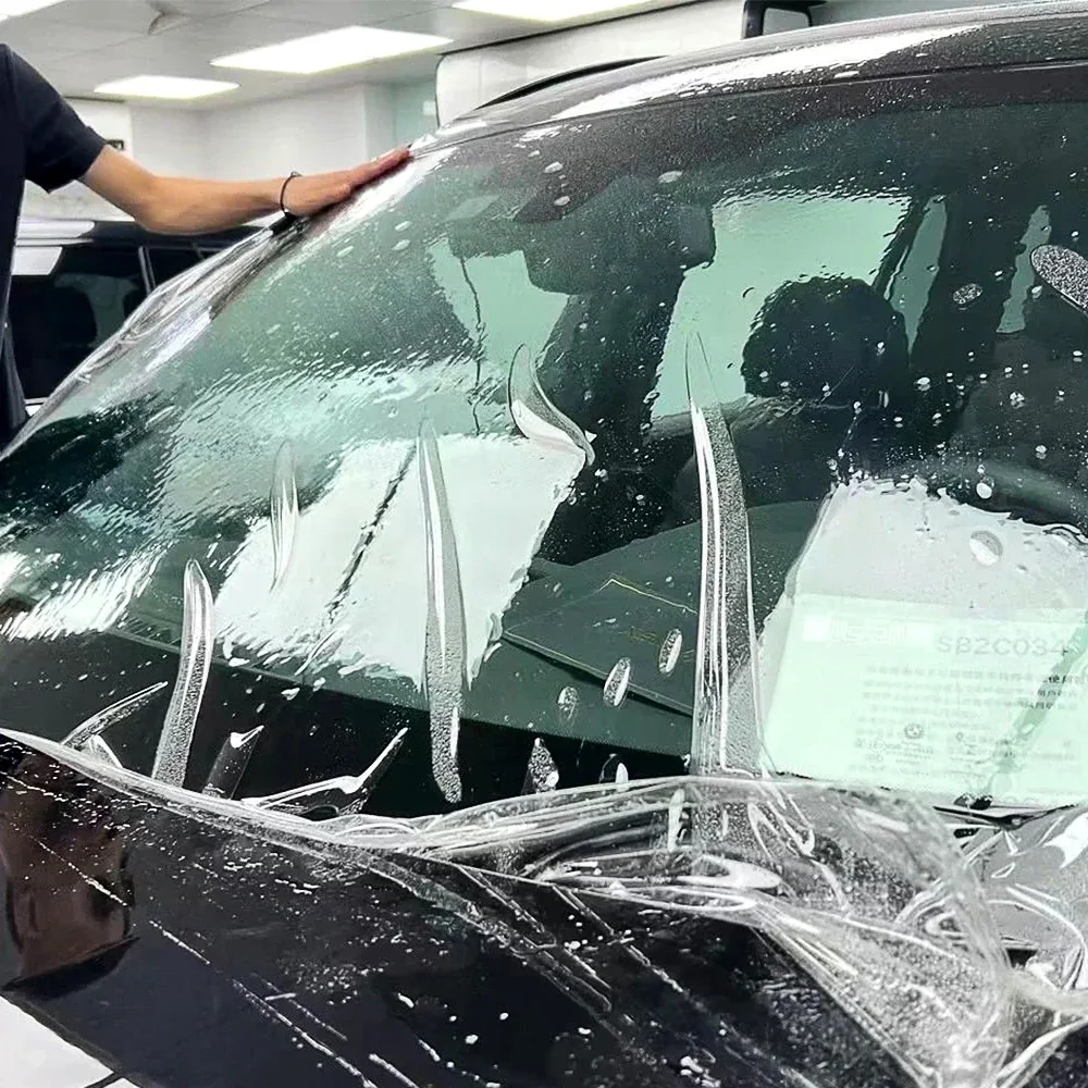 Anti Shatter Glass Film Front Windshield Protection Film Glass Armour Explosion-proof Film
