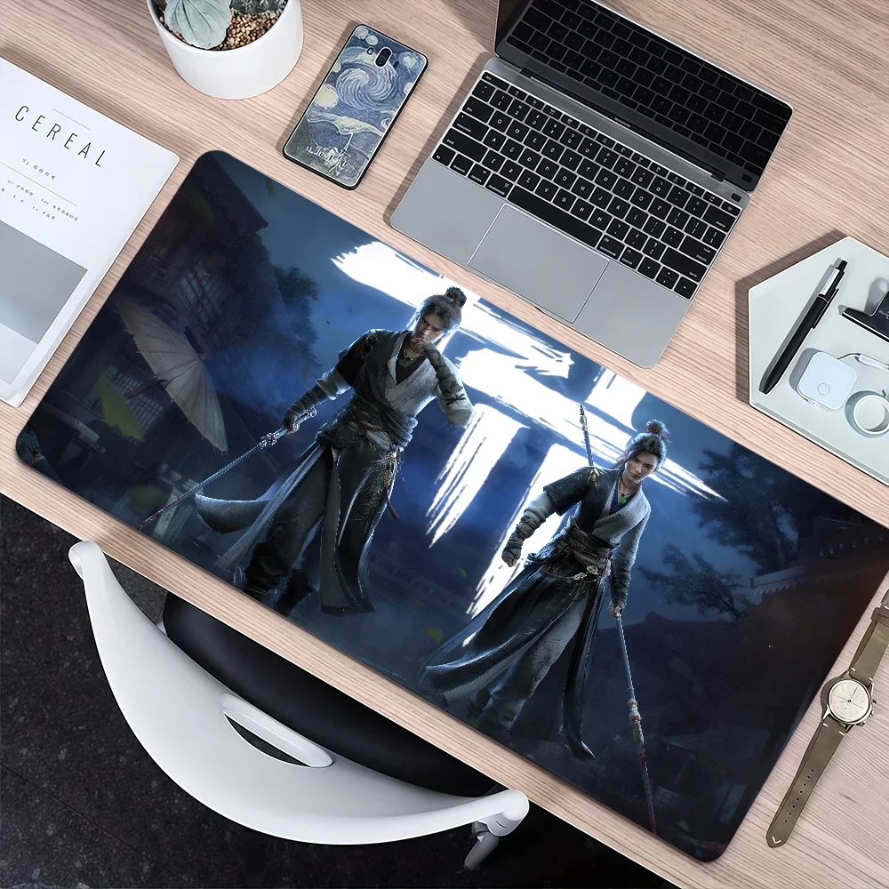 Game Cool W-Where W-winds Meet Mouse Pad Non-slip Thickened MousePad Large Writing Lockedge Gaming Cushion Office Student