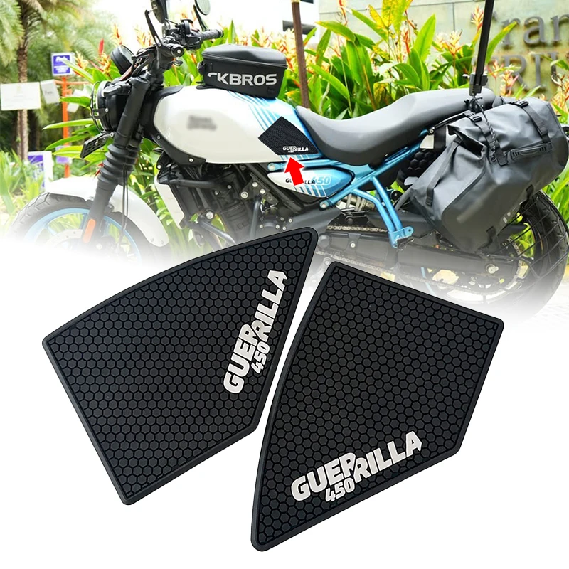 

Tank Grip Traction Pad For Guerrilla 450 Guerrilla450 2024 2025 Side Gas Knee Protection guerrilla450 Motorcycle Tank Pad
