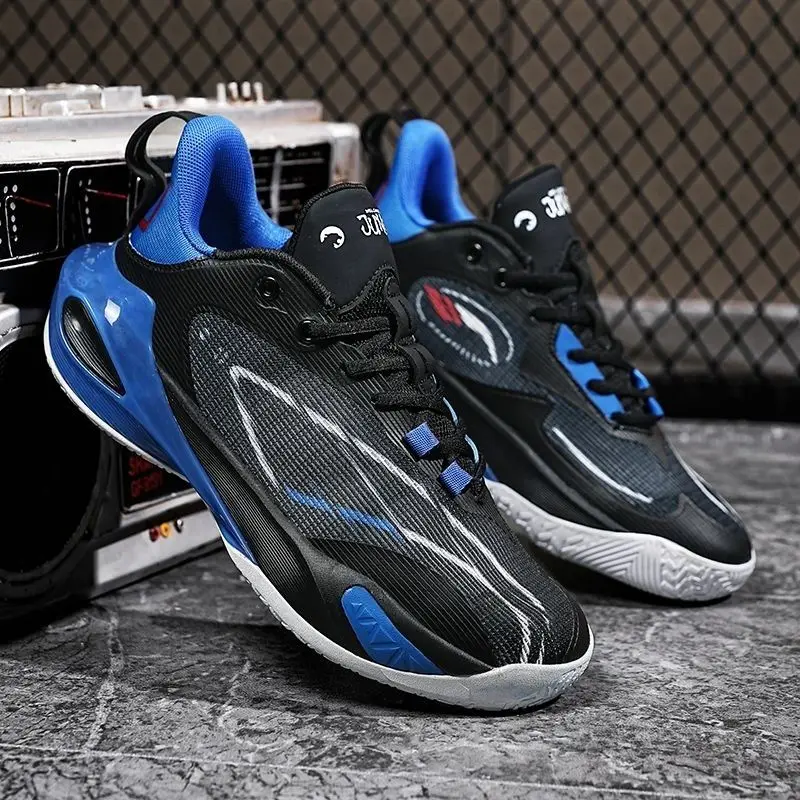 

New Trend Couples Sneakers for Basketball Rubber Sole Outdoor Training Shoe Unisex Hard-Wearing Gym Boys Girls Shoes