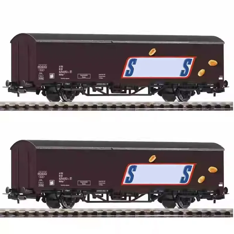 

PIKO HO 1/87 57767 Окрашенный грузовой вагон немецких железных дорог, 6-я модель, статическая коллекционная модель, украшенная, праздничные игрушки, сувенир, подарок