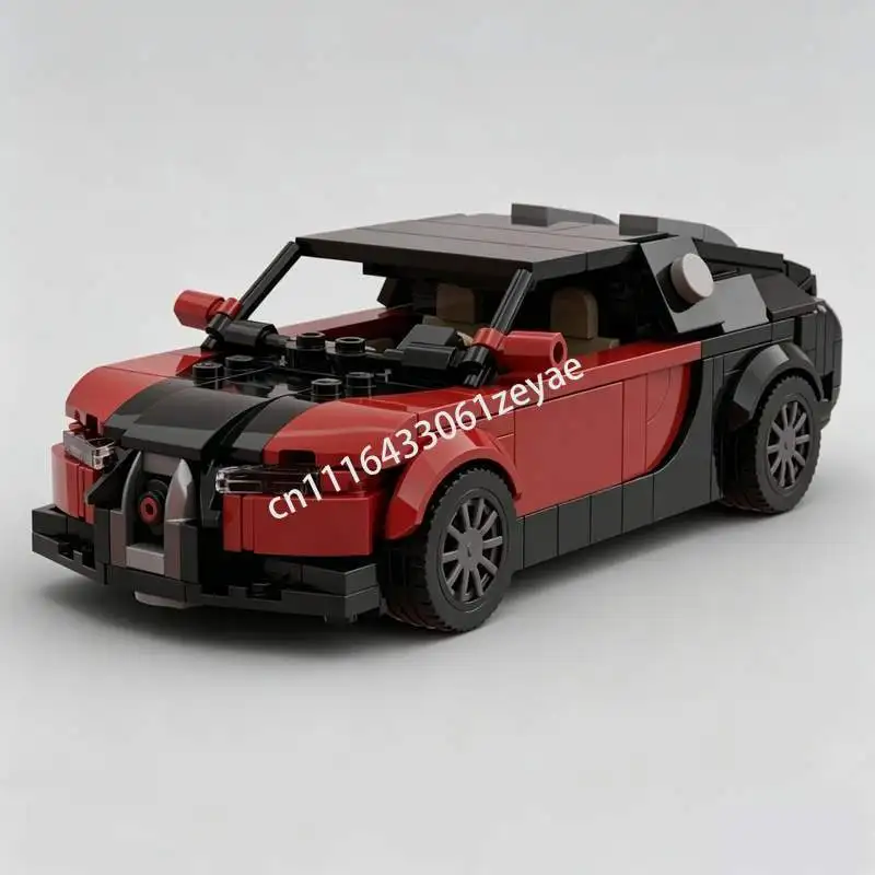 NEW 412PCS Luxury Hyper Sports Car MOC Model Custom Puzzle DIY Technical Assembly Collection Display Popular Toy Building Blocks