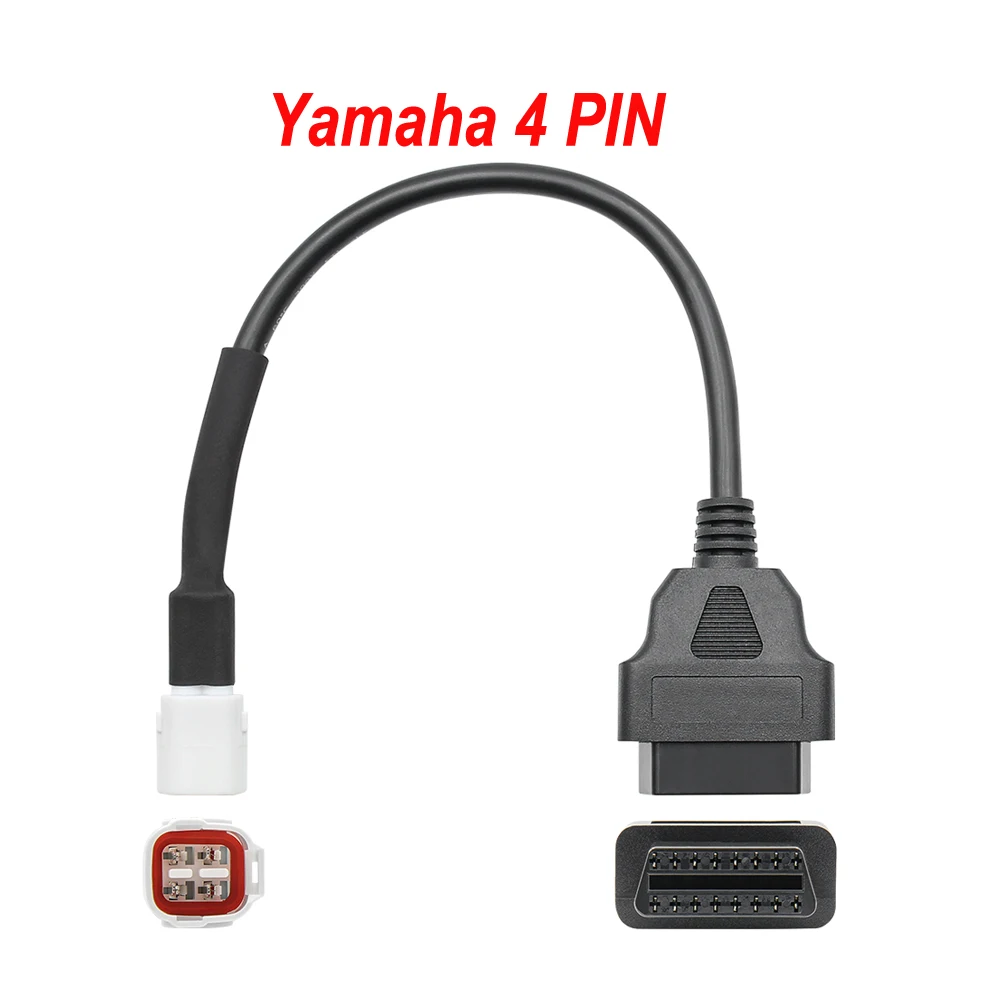 ل KTM obd2 موصل لياماها لهوندا موتو لسوزوكي ل Ducati دراجة نارية Motobike obd 2 تمديد كابل لكاواساكي