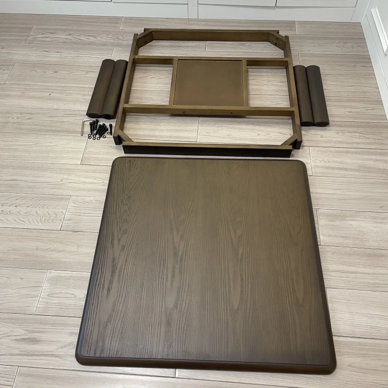 Modern Wood Table Japanese Kotatsu Square 75cm Living Room Japan Style Tatami Foot Warmer Heated Wooden Coffee Tea Table