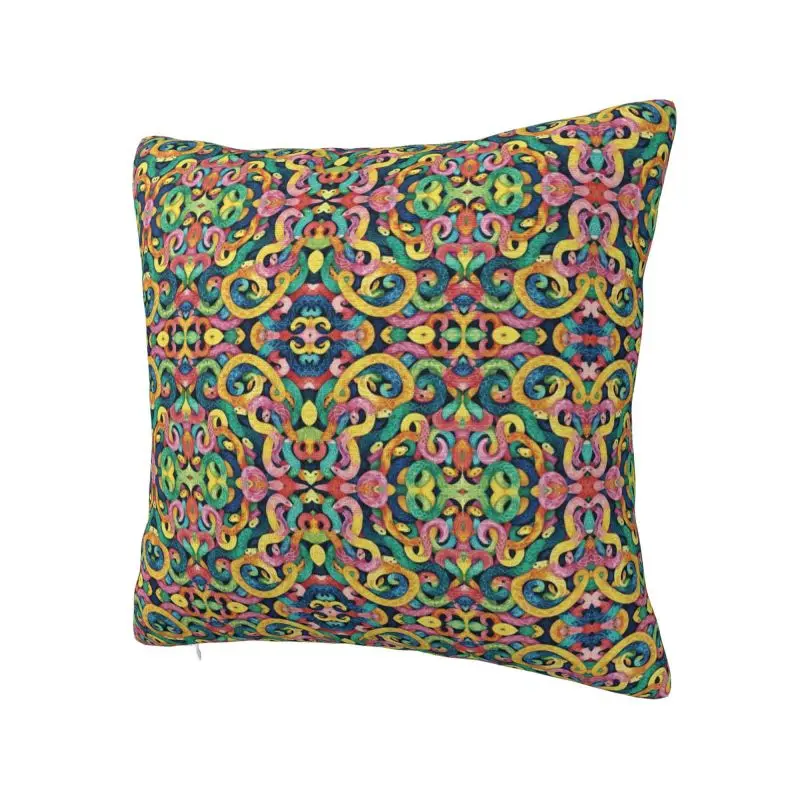 Custom Boho Bohemian Cushion Cover Home Decorative Printing Throw Pillow for Living Room Double-sided