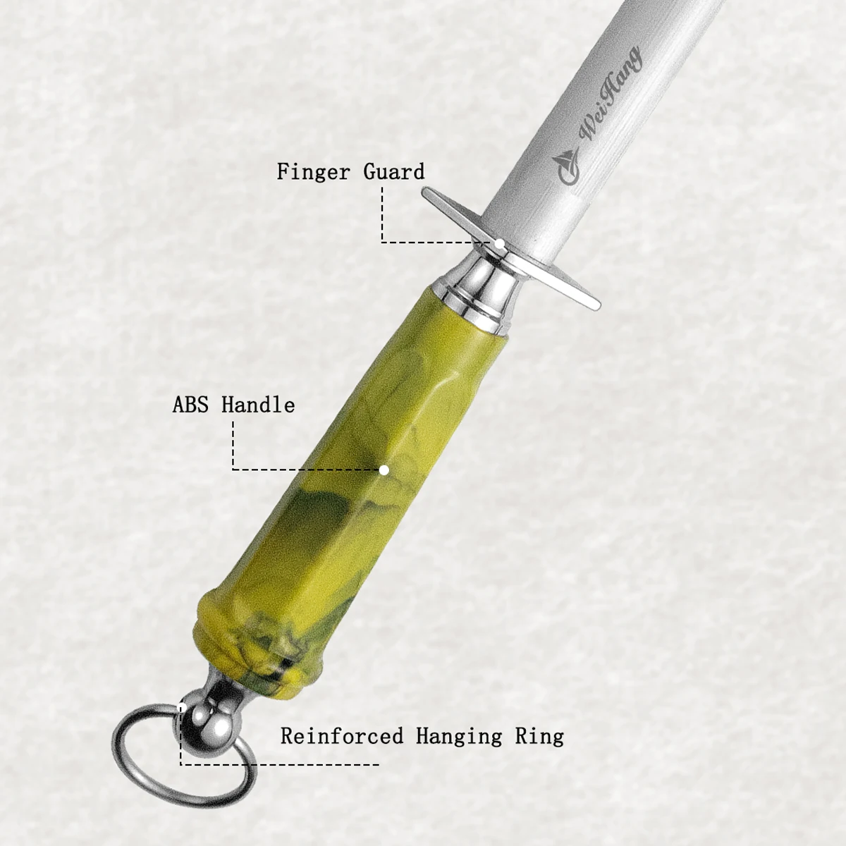Aiguiseur de couteaux en diamant, acier au tungstène, acier au carbone, pour cuisine, boucherie, usage domestique et céramique