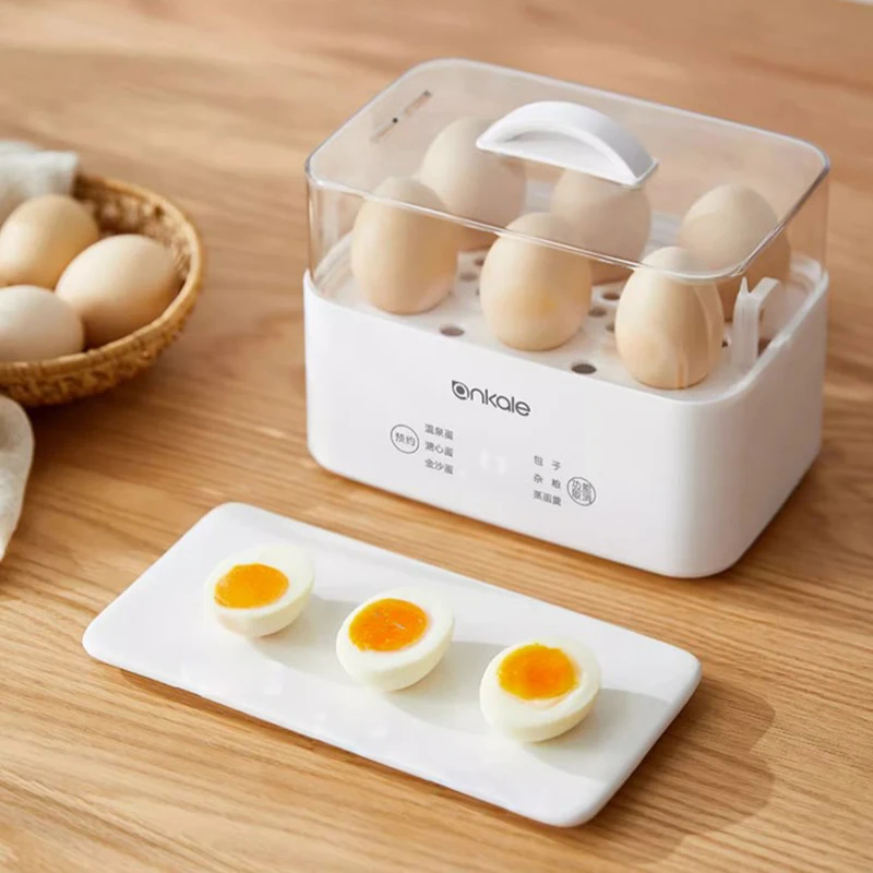 

6 Eggs Boiler Steamer Multi Function Rapid Electric Egg Cooker Auto-Off Generic Omelette Cooking Tools Kitchen Utensil Breakfast