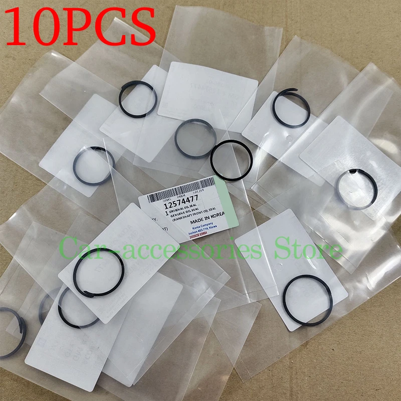 10PCS Engine Camshaft Seal Cam Oil Seal Set For Buick Lacrosse Chevrolet Cadillac 12574477