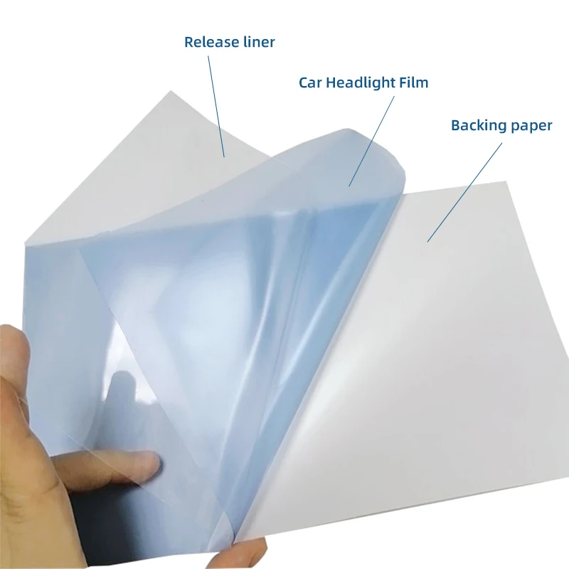 Healing TPU Car Lamp Film 0.3*15M Anti-scratch Car Paint Protection Film For Car Headlight Tint Film