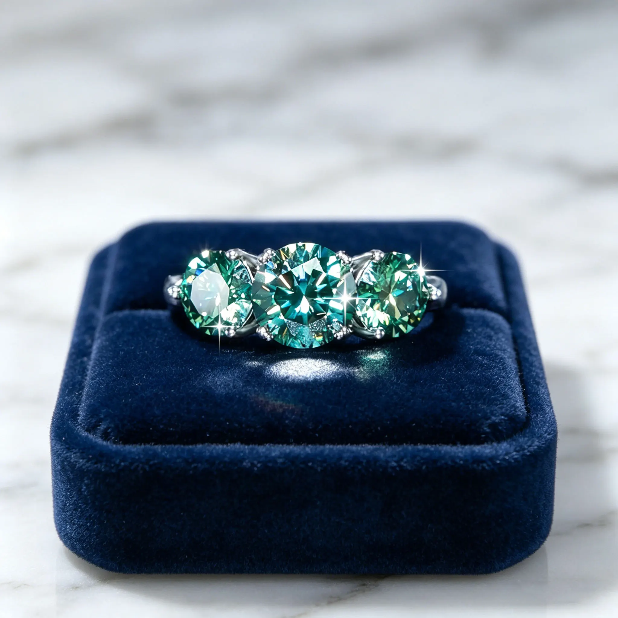 

Luxury 4Ct Emerald Cut Moissanite Ring 925 Silver, D Color VVS1 Solitaire Wedding Band, Stackable Anniversary Gift for Her