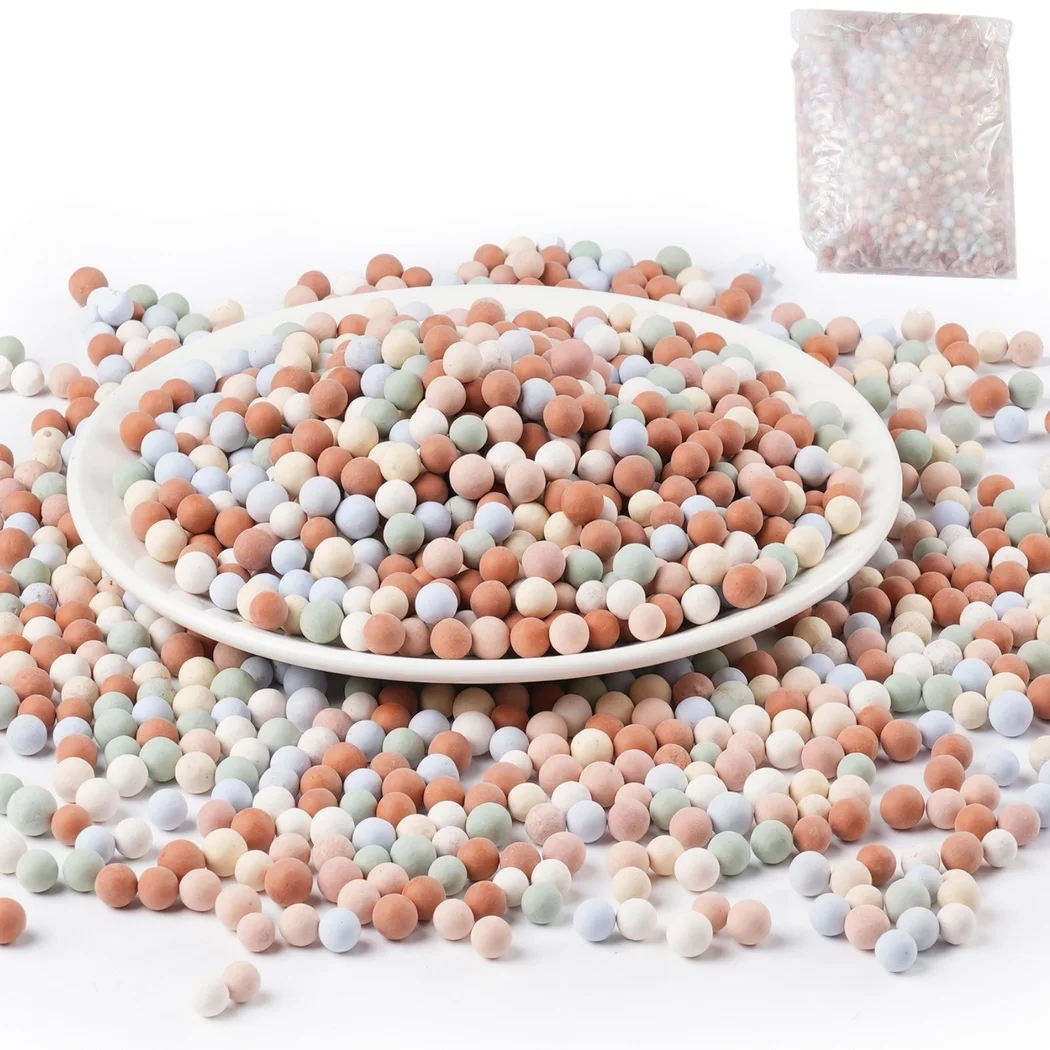 2.5KG Clay Pebbles Garden Ceramsite Colorful Hydro Ceramsite Balls Mini Grow Clay Pebbles Horticultural Top-Dressing Decor Rocks