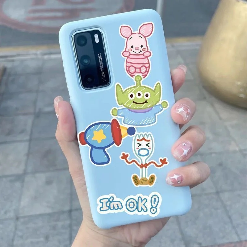 66PCS Cartoon Cartoon Cartoon Toy Story Stickers Ins Korean Cute Alien Mobile Phone Decorative Stickers
