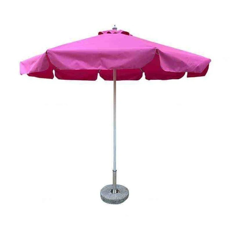 Large Garden Patio Beach Sun Umbrella With Center Pole UV Protection Outdoor Garden Beach Swimming Pool Shade Pool Umbrella