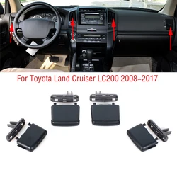 Presa del condizionatore d'aria del cruscotto anteriore dell'auto presa d'aria dell'aria condizionata Vents Tab Clip per Toyota Land Cruiser LC200 FJ200 2008-2017