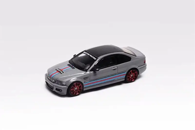 Stance Hunters x Street Weapon 1:64 E46 M3 Purple /Red /Gray with BBS hub Diecast Model Car