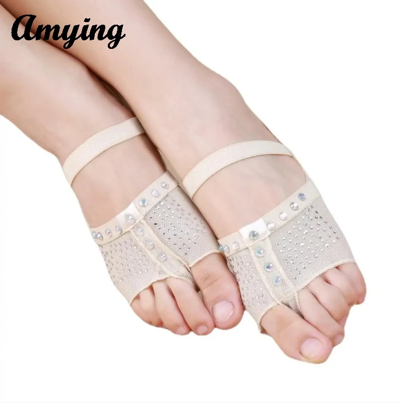 2024 Women/Men One Piece Sole Pad Sole Cover Belly Dance Fitness Training Practicing Dance Socks Gym Yoga Pilates Home Workouts