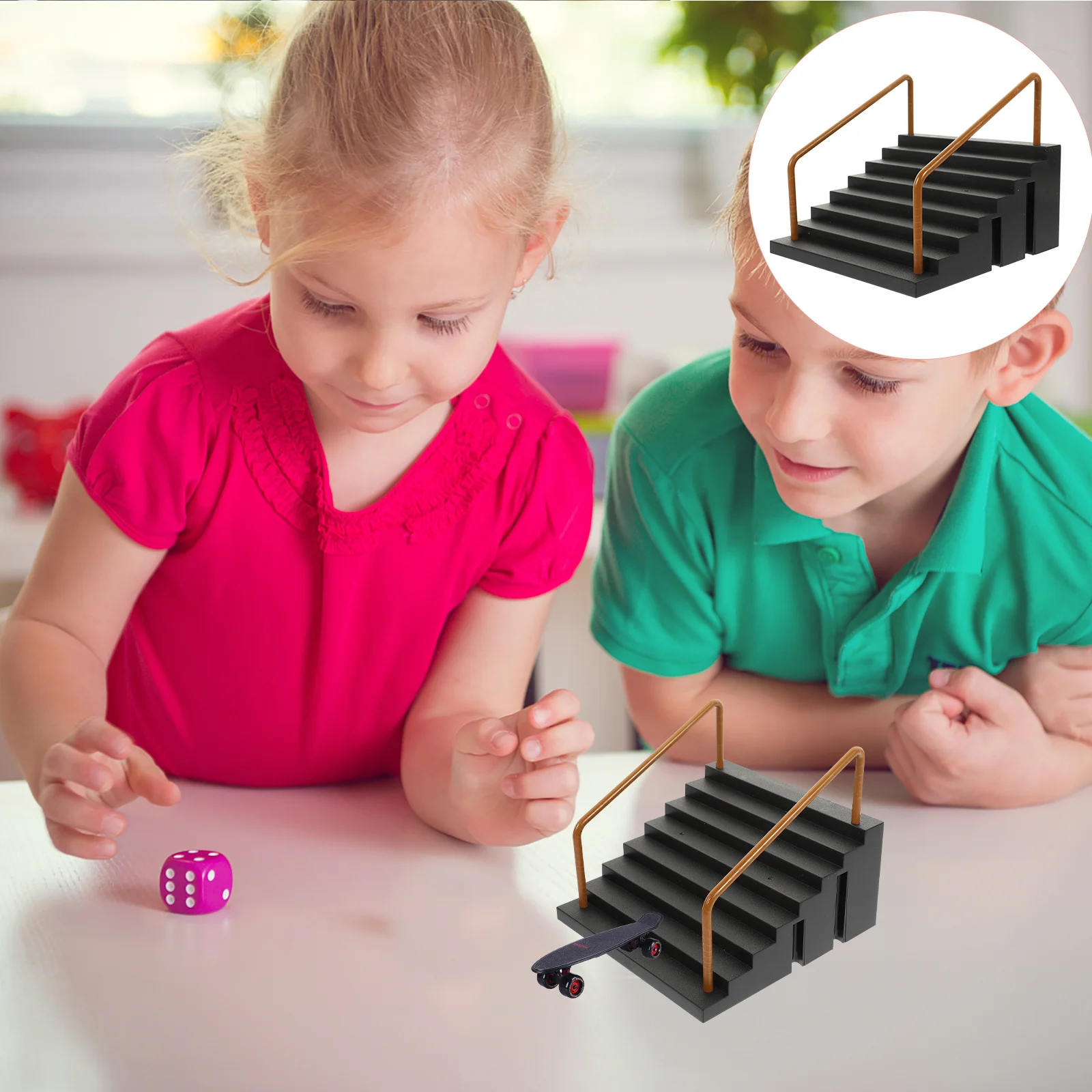 Mini planche à roulettes pour enfants, rampe de touche, pièces en plastique de haute qualité, pièces de rampe en plastique pour obstacle de Skateboard