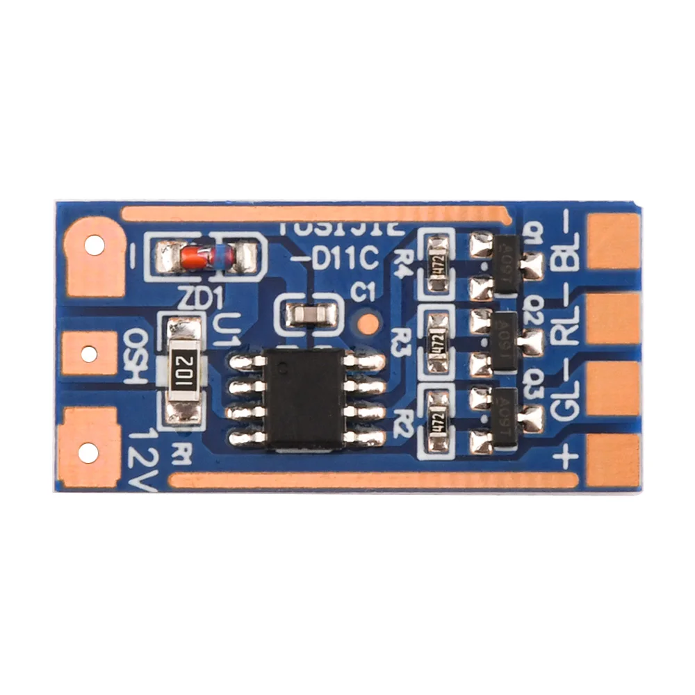 DC5V-12V 2A RGB Module Light Control Relay 11 Kinds of Mode Button Switch Color Lamp Module High Current Drive Circuit Board