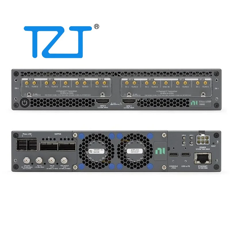 TZT Original USRP X440 30MHz-4GHz SDR Radio definida por software 8 TX Y 8 RX 1,6 GHZ BW GPSDO para NI ETTUS