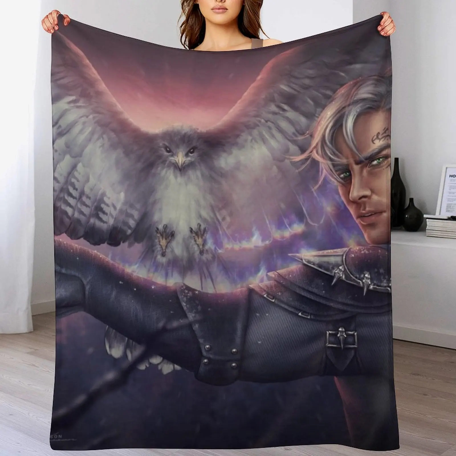 

Hawk Throw Blanket Warm Hair Blankets