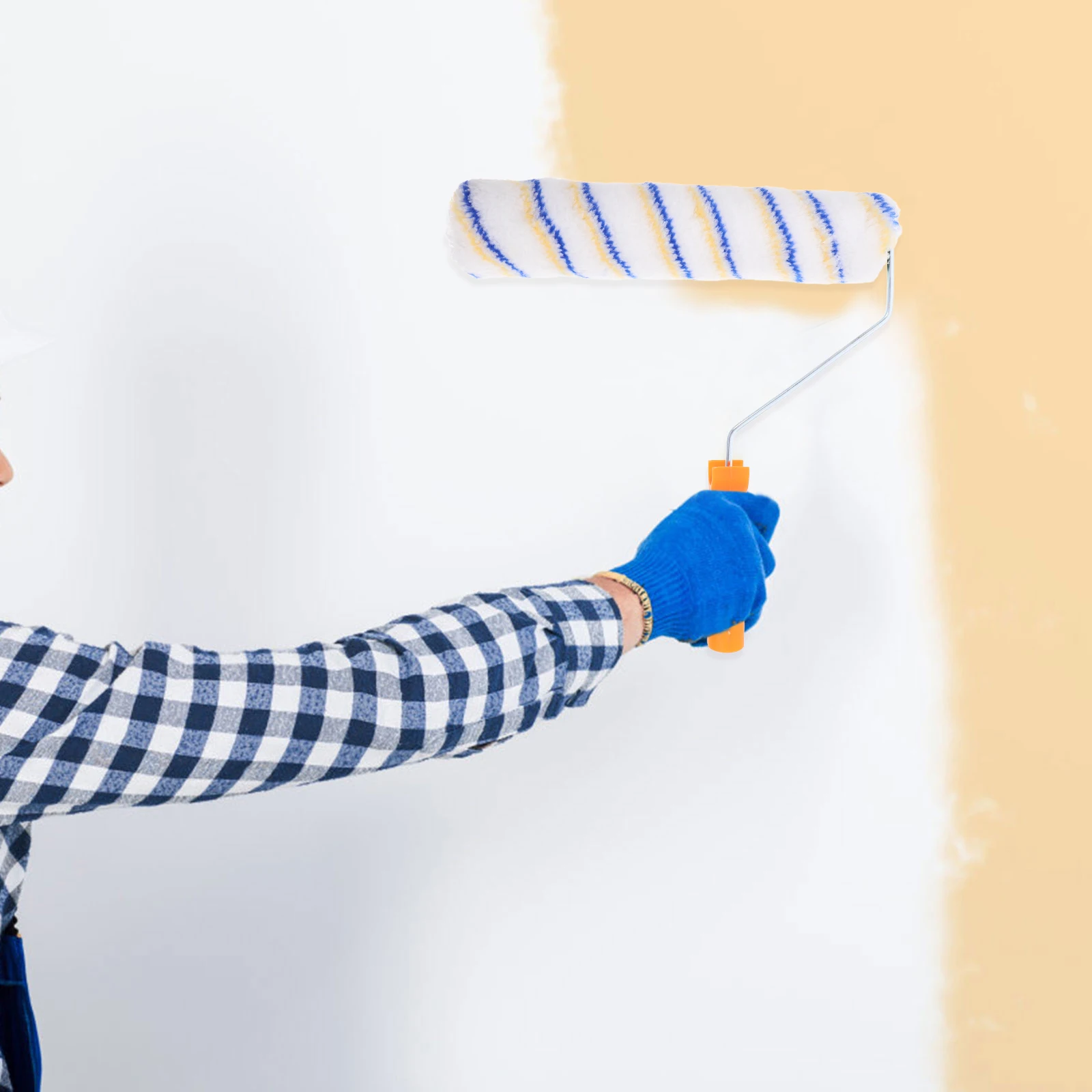 

2Pcs Wall Paint Brush 300Mm High Quality Roller Brush Small Size for Easy Use Smooth Coverage Painting Tool Paint