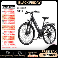 Onesport OT12 City Electrci Bike 250W 25 km/h 27.5 inch Road Tyre,36V 13AH Remove Battery 65km Max Range Commuter Ebike