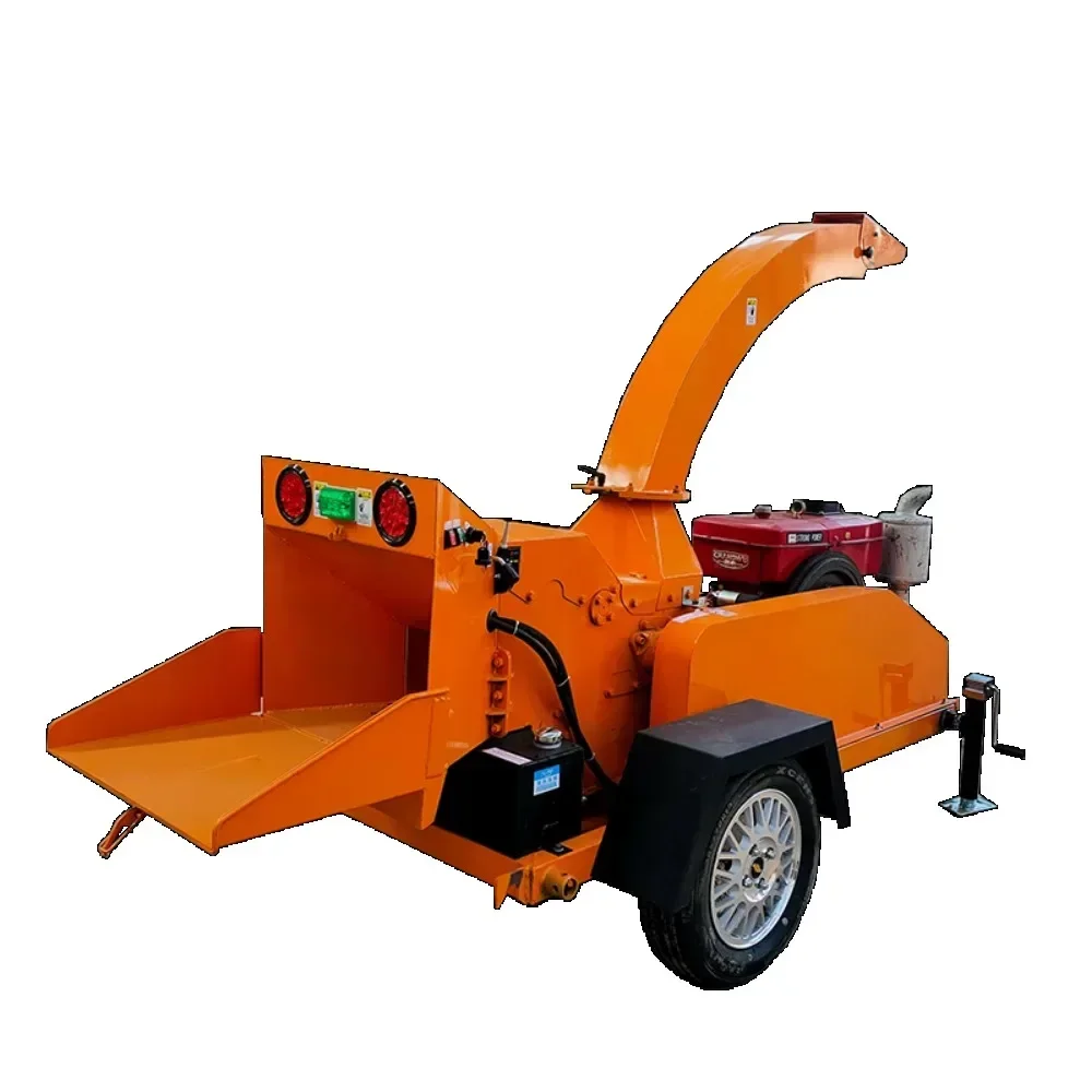 Small forest orchard branch crusher