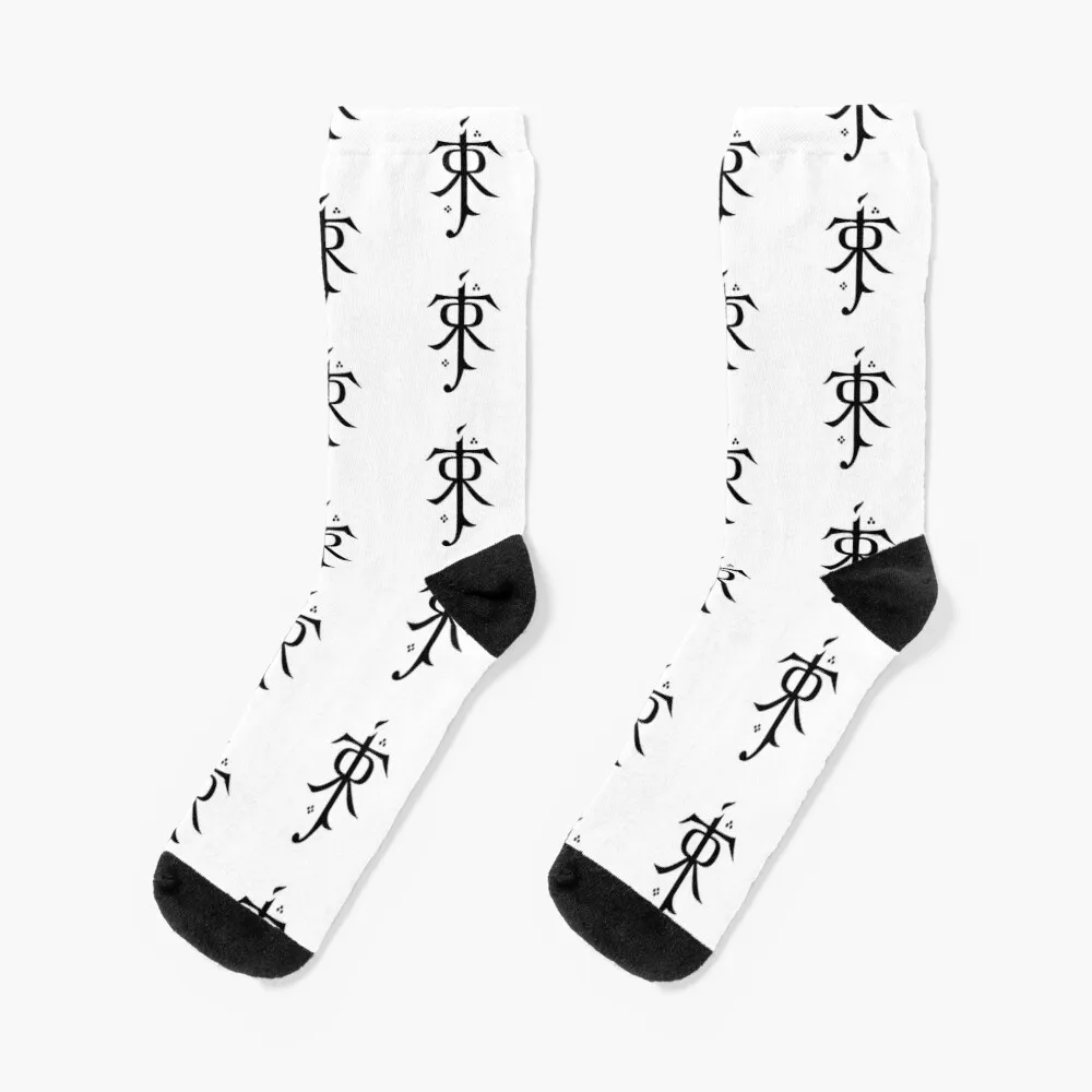 

Tolkien Estate Symbol Socks Socks Cycling Mens Tennis Black Socks