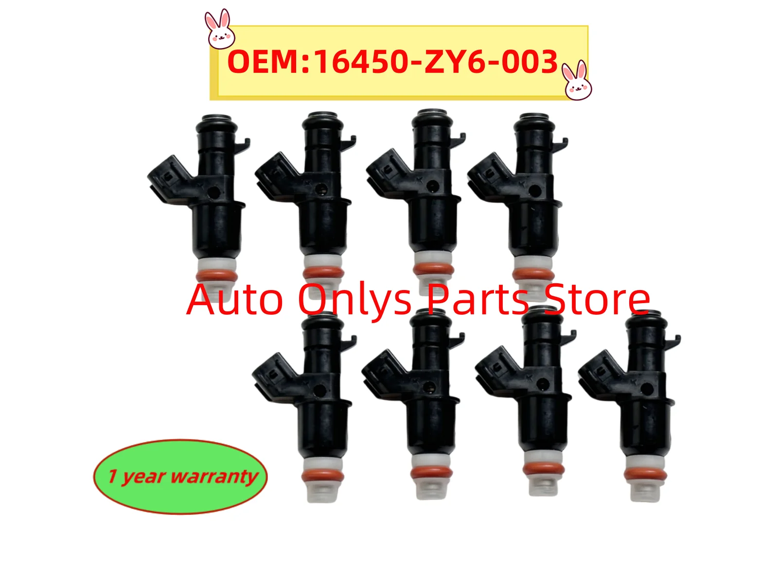 

8pcs 16450ZY6003 16450-ZY6-003 High Quality Car Accessories Outboard Engine Fuel Injector For HONDA BF135 BF150 BF225 BF250