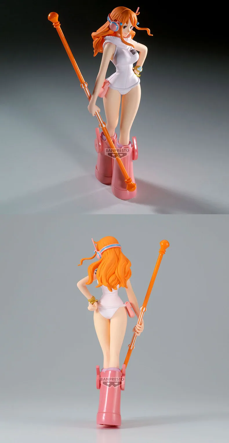In Stock Bandai Original Banpresto ONE PIECE Nami Action Figure Toys Gift Collectible Model