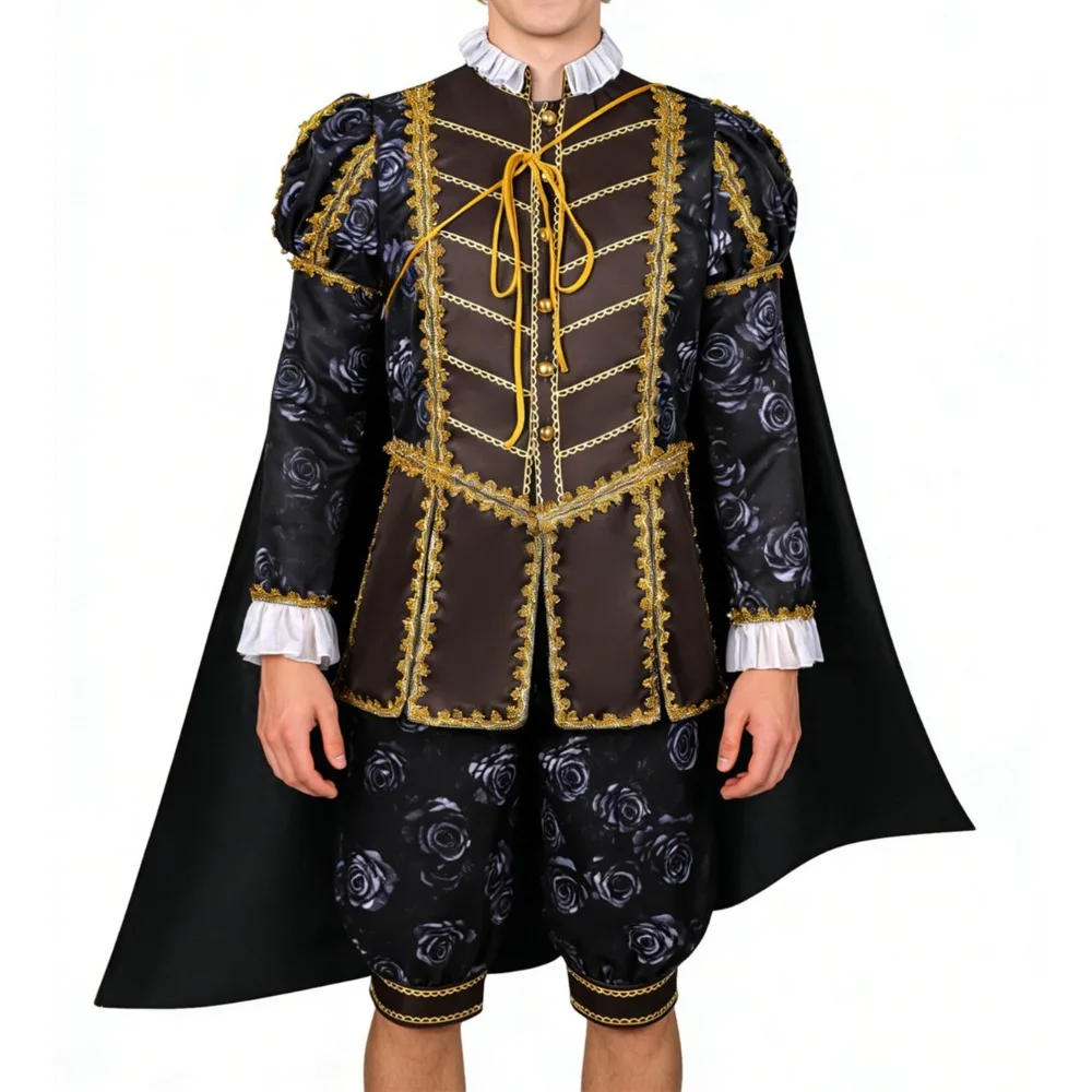 

Men's Elizabeth fashionable new prince-themed character-acting costume - King suit - Noble cosplay stage performance costume