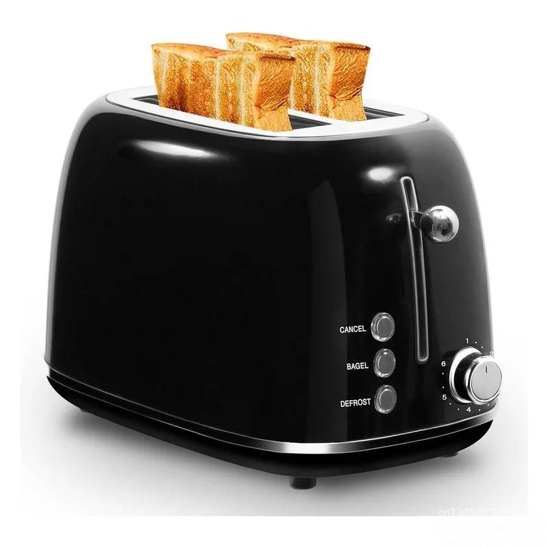 Hot-selling popular retro, two-piece toaster with grill, kitchen utensils, smart toaster