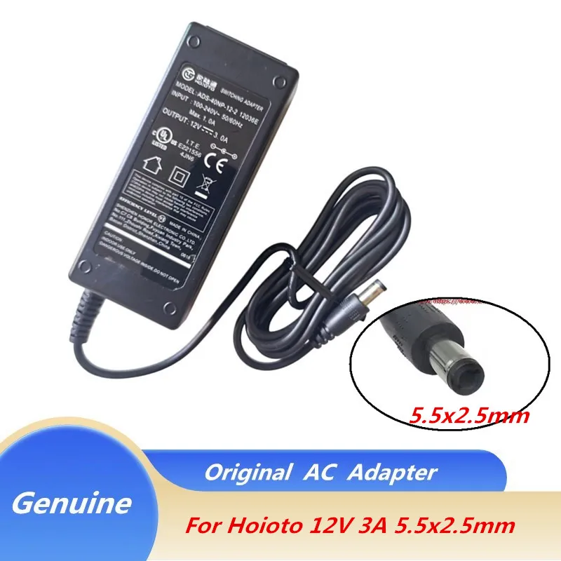 New Genuine Hoioto ADS-45NP-12-1 12036G AC/DC Power Supply Adapter 12V 3A 36W ​ADS-40SI-12-3 12036E