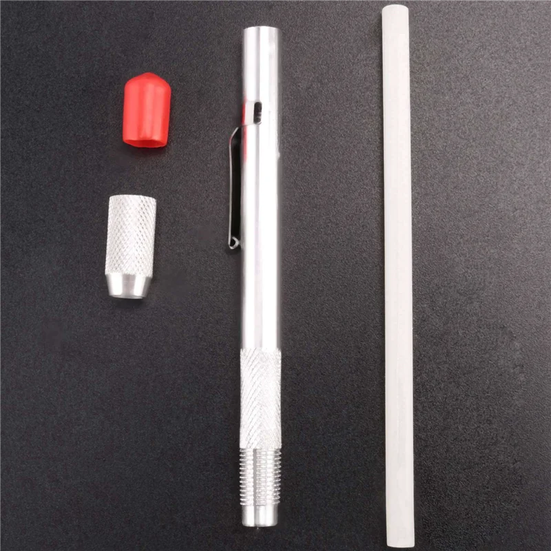 

4 Pcs Soapstone Holders Round Soapstone Marker Soapstone Pen With 24 Pcs Refills For Welding Tools And Markers Removable