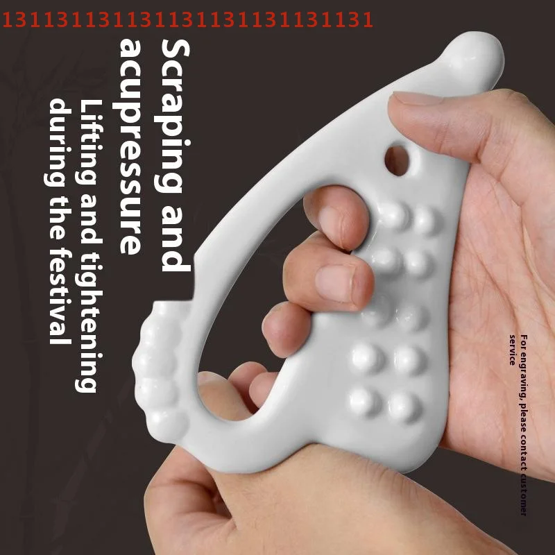 

Ceramic GuaSha Soard Skin Scraping Tools Face Massager Lift Acupoint Massager Whole Body Relax Body Meridian Scraper Beauty Tool