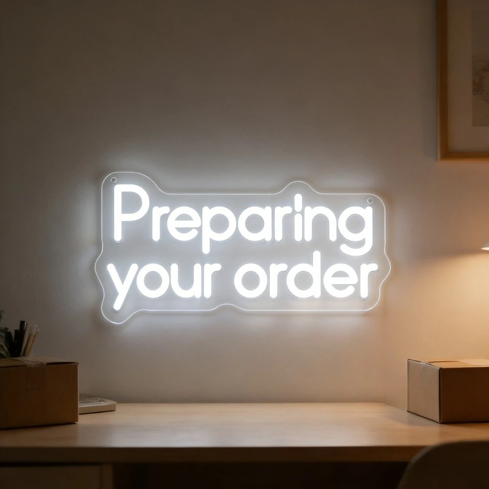 ご注文の準備を整える-led-ネオンサイン-ウォームライト-カフェ-レストラン-ベーカリー-ショップ-カウンター-ビジネス装飾-サービス-コミュニケーションツール