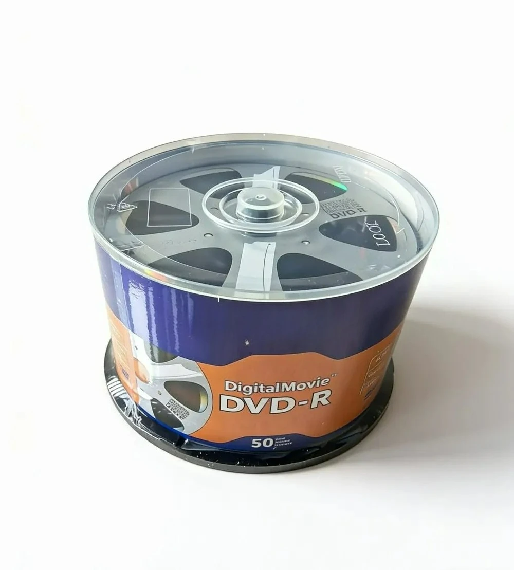

FOR DigitalMovie DVD-R 4.7GB 16X Recordable Blank Discs 120Min 50pcs Spindle