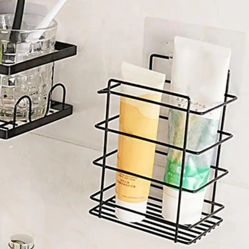 Wall Wire Baskets Towel Storage For Small Bathroom Adhesive Toilet Paper Basket Bathroom Rectangular Baskets Organizer For