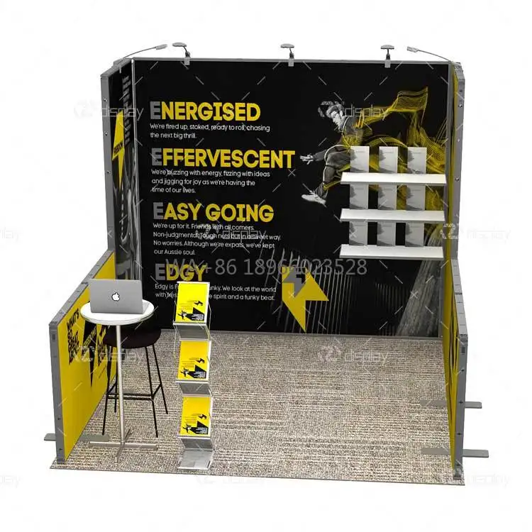 New Arrival America Standard Modular Aluminum Trade Show Exhibit Displays Booth 10x10 Exhibition Stand