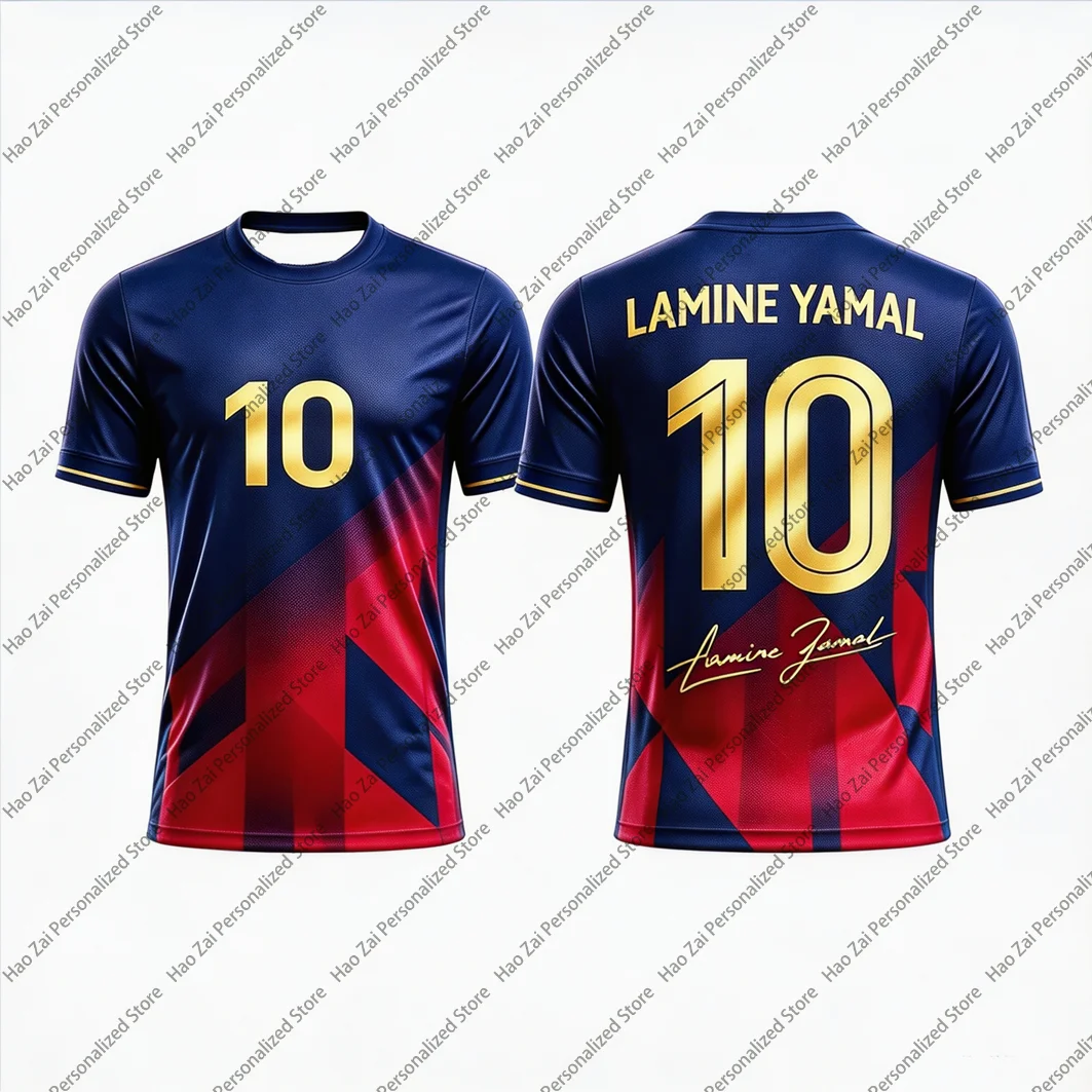 2026 Yamal No. 10 Special Edition Jersey/T-Shirt — Kids'/Adult Sports T-Shirt Unisex Casual Top Matching Family Outfits