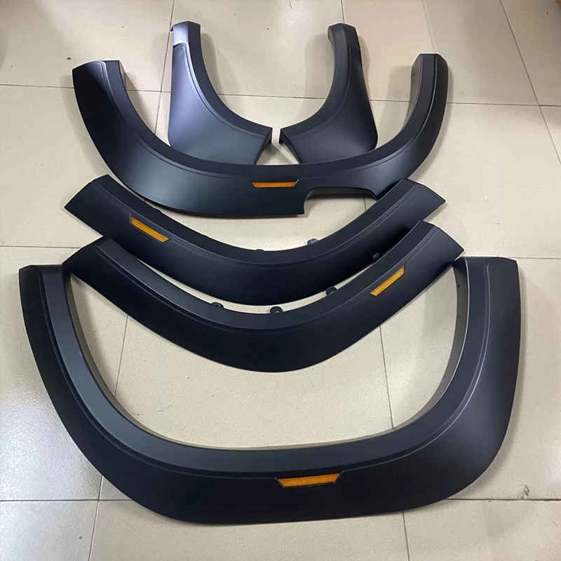 Fender Flares Wheel Arch with Reflector For Mitsubishi Trion L200 2019 2020 2021 2022 2023 Double Cabin Models 4X4 Car Styling