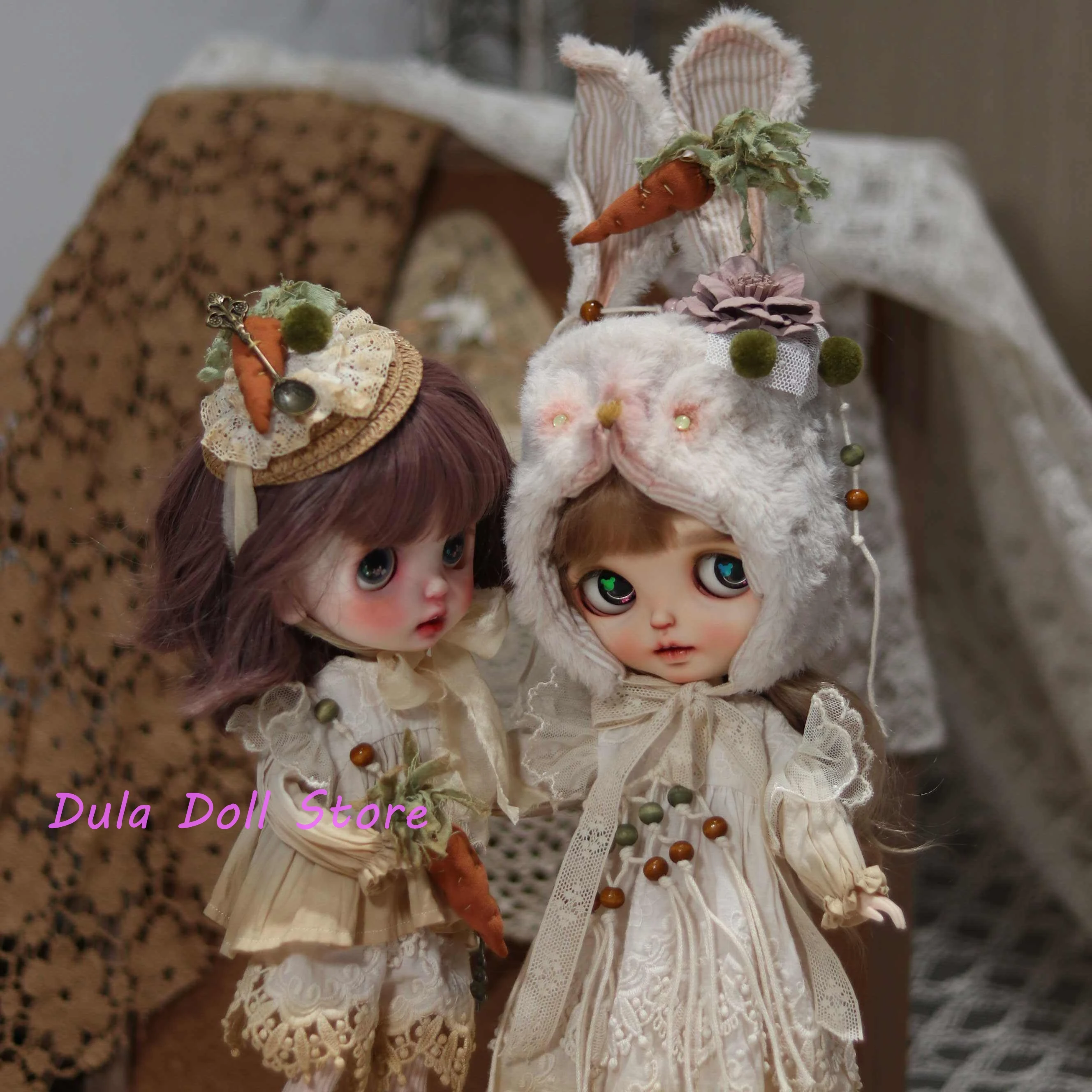 

Одежда для кукол Dula Doll: юбка с эффектом окрашивания Radish tea для Blythe, Landoudou, Landazz, ob24, ob22, Licca 1/6.