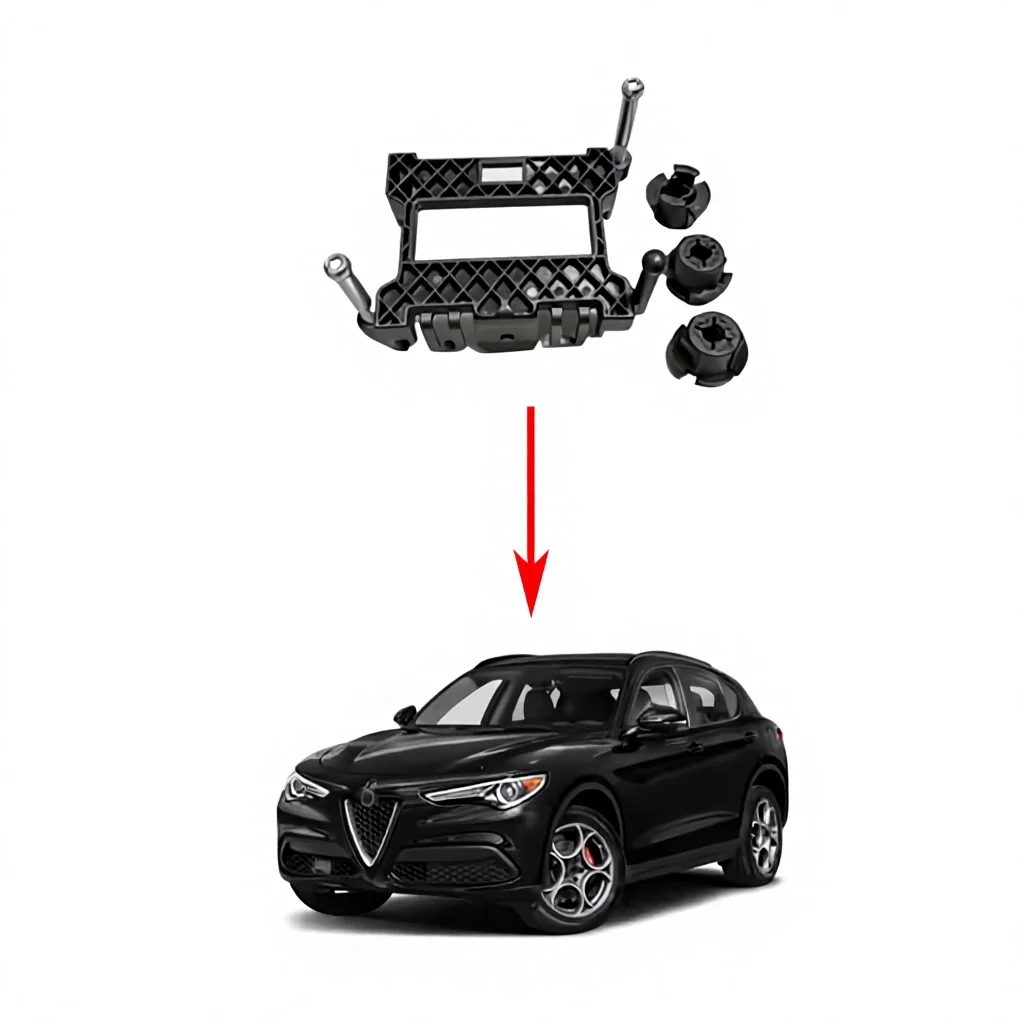 Front Distance Sensor Bracket 50563998 Durable Auto Accessories Car Mount for Alfa Romeo Stelvio Giulia