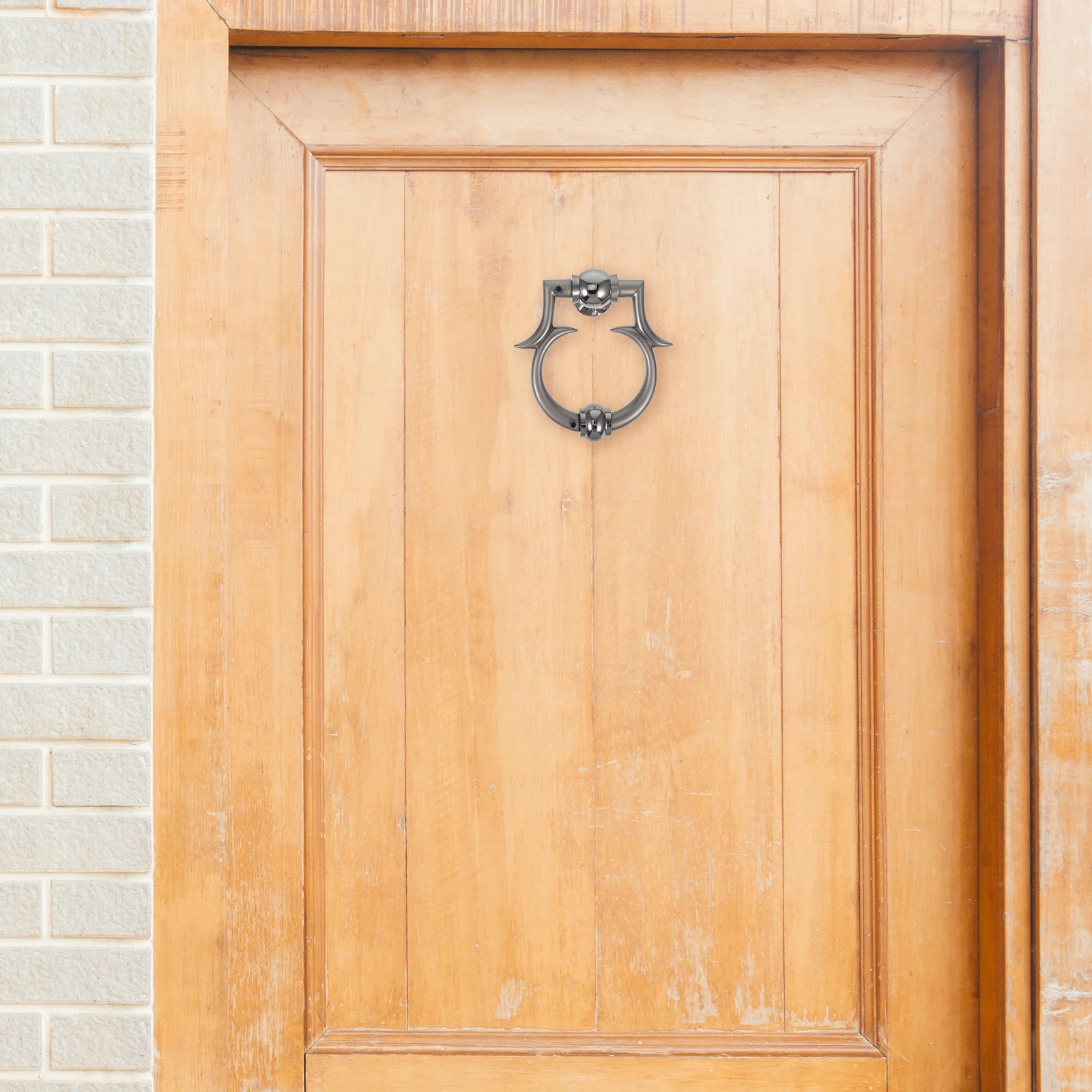 

Zinc Alloy Durable Wear Resistant Front Door Accessories Silver Color Hardware Home Decoration