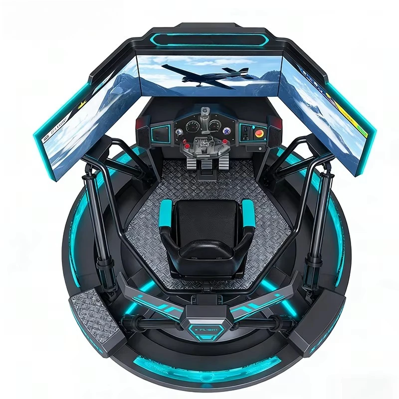 VR Flying Simulator Aircraft Teaching and Training 12D 7D 9D Science Popularization Exercise Equipment Study Simulation Cockpit view 2