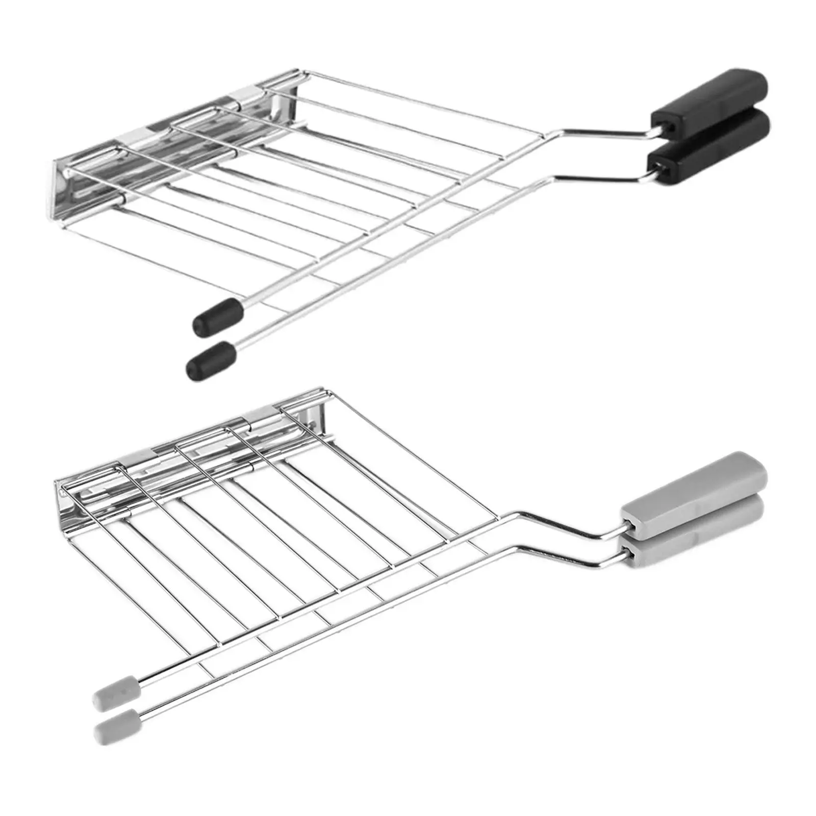 Bread Loaf Slice Holder Kitchen Utensil Toaster Accessories Practical Toaster Grill Rack Bread Toast Rack for Baking Household