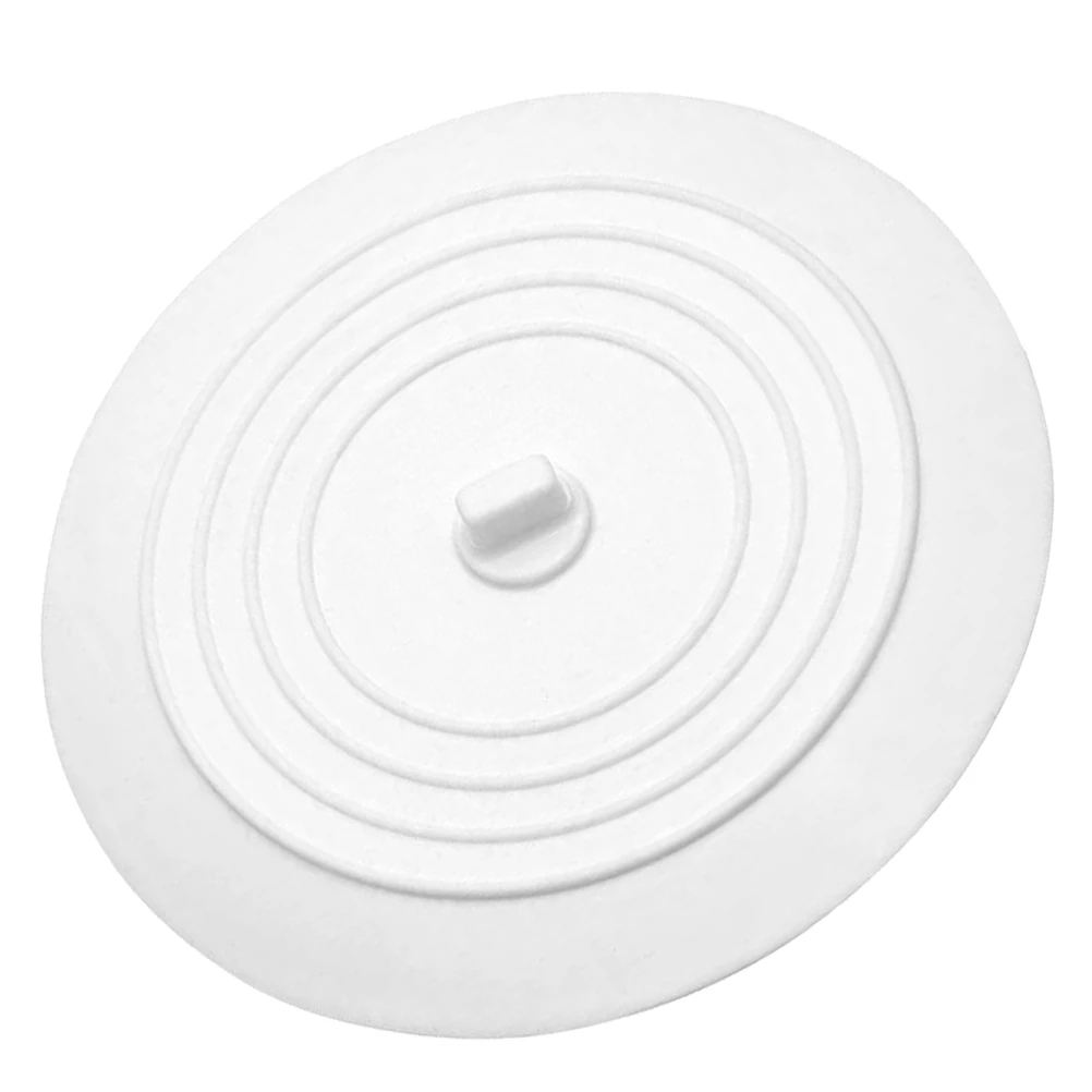 

Silicone Tub Stoper Kitchen Sink Plug Bathroom Drain Stopper White Pop up Cover Strainer Easy Use Long Lasting Premium Material